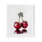 Stupell Industries Cherry Disco Balls Framed Print Under Glass, design by Christine Simpson Art